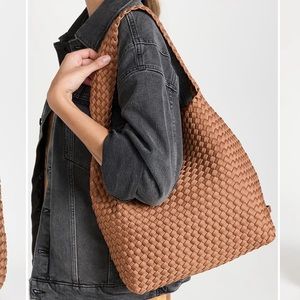 Naghedi Medium Nomad Hobo Tote - Cocoa (camel, discontinued)